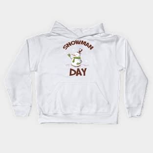 20th March - Snowman Burning Day Kids Hoodie